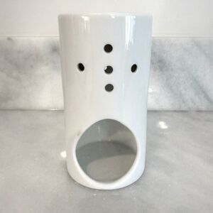 VIntage Torre & Tagus Cylinder Porcelain Candle Wax Oil Warmer Ivory OS